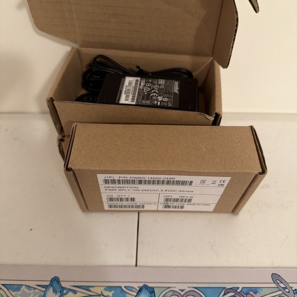 Zebra Motorola Symbol PWRS-14000-249R AC Power Supply 5.4V 3A OEM. 3 Pack Lot